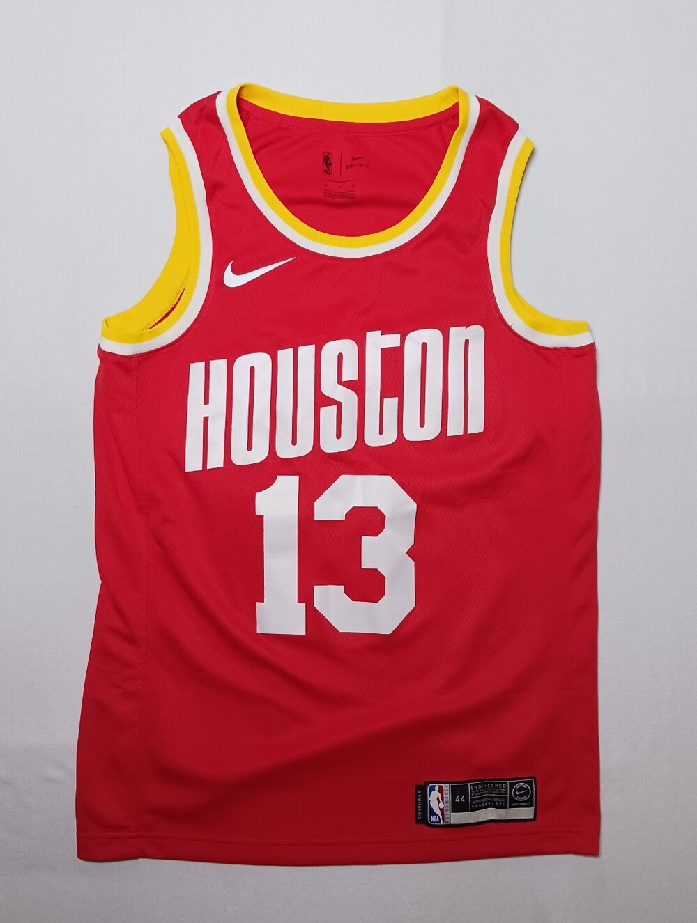 Nike Houston Rockets James Harden Jersey Medium #13 Red Swingman Dri-Fit